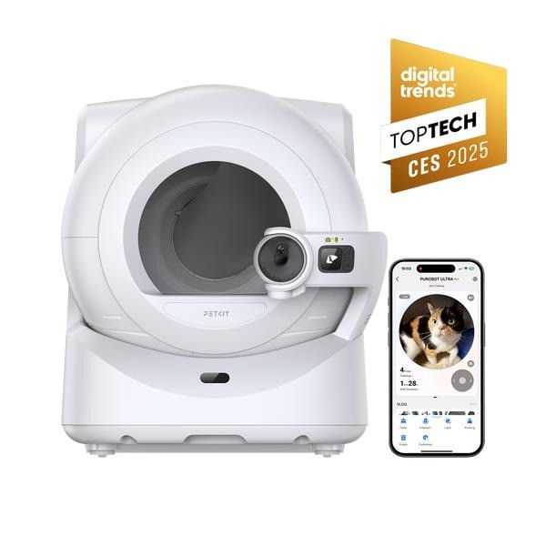 Фото - Смарт-лоток для животных PETKIT Purobot Ultra with Camera Self-Clean (P9903)